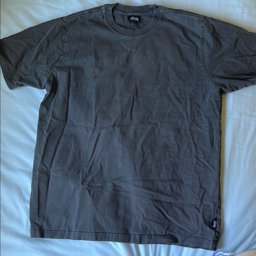 Stussy Gray Short Sleeve Tee